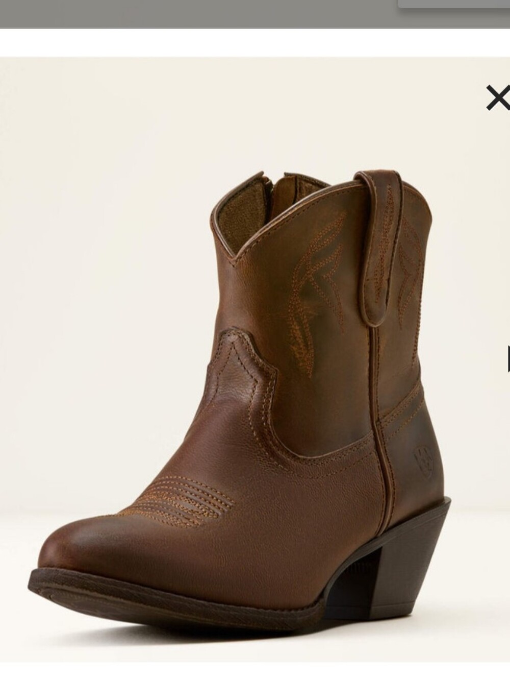 Ariat Darlin Western Boot In Sassy Brown - Picture 2 of 14